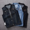 Gilet in denim da uomo S93 2
