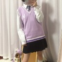 Gilet lavorato a maglia da donna A2270 3