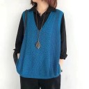 Gilet lavorato a maglia da donna P2263 5