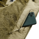 Gilet pour homme isolé avec fourrure à l'intérieur et poches avec col zippé en polyester et élasthanne pour la randonnée, la pêche et le travail en extérieur 4