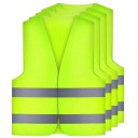 Gilet riflettente di avviso 4 pz 1