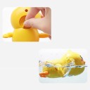 Giocattolo acquatico a carica gialla per il bagno anatra giocattolo galleggiante senza batterie per bambini in piscina o in vasca 2