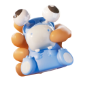Giocattolo antistress a forma di ippopotamo 7 cm Animale carino con occhi sporgenti Giocattolo per bambini e adulti contro lo stress 2