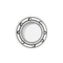 Giocattolo antistress rotante da tavolo in metallo 38 × 34 mm con costruzione a cuscinetto spinner compatto per rilassare lo stress e migliorare la concentrazione 9