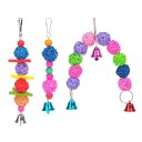 Giocattolo appeso per uccelli con campanelli C800 2