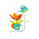 Giocattolo da bagno a forma di fiore 19 x 12 x 20 cm Doccia annaffiatrice con ventosa per bambini Fiore d'acqua giocattolo per la vasca divertente 3