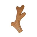 Giocattolo da masticare per cani in fibra di legno a forma di corna per la pulizia dei denti e il rafforzamento della masticazione 1