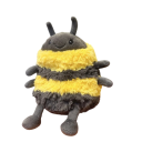 Giocattolo di peluche ape 16 cm Ape di peluche morbida per bambini Decorazione di peluche carina Decorazione per interni in cotone PP Regalo 2