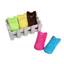 Giocattolo di peluche per gatti 9,5 x 4 cm Piccolo giocattolo morbido per gatti Giocattolo per giocare e mordere Giocattolo per gatti da casa 3