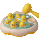 Giocattolo educativo da colpire per bambini 16 x 18 x 6 cm Anatra Gioco interattivo con martello per lo sviluppo della motricità e della coordinazione Regalo divertente per bambini 5