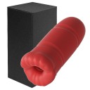 Giocattolo erotico vibrante maschile vagina artificiale realistica vibrazioni regolabili protuberanze massaggianti silicone impermeabile confezione discreta 1