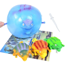 Giocattolo gonfiabile dinosauro 4 pz 2