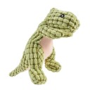 Giocattolo interattivo in peluche per cani e gatti a forma di dinosauro Giocattolo resistente per masticare per cani di piccola taglia 3
