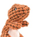Giocattolo interattivo in peluche per cani e gatti a forma di dinosauro Giocattolo resistente per masticare per cani di piccola taglia 8