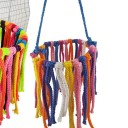 Giocattolo sospeso con corde per uccelli 5
