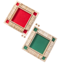 Gioco da tavolo Shut The Box per 2–4 giocatori Tavola da gioco in legno con dadi Gioco matematico di famiglia per contare 1