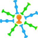 Gioco divertente con ventose in silicone 9 pezzi 2