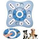 Gioco interattivo per cani e gatti con dispenser di snack, allenamento IQ, alimentazione lenta, ciotola antiscivolo 1