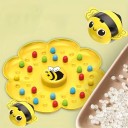 Gioco per bambini giallo: Api con fascia per la testa, raccolta magnetica di palline e tappetino da gioco a forma di fiore 4