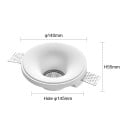 Gips indbygningslampe nv1030 GU10 rund φ140mm varmt hvidt lys loftbelysning 2