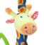 Girafă de pluș pentru bebeluși cu mâner 6