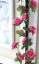 Girland mesterséges rózsákkal 11