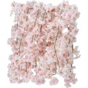 Girlandă suspendată artificială cu flori de sakura, flori dense, 180 cm, mătase, plastic pentru nunți, arcade, fundaluri foto și decor interior 2