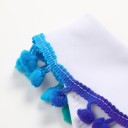 Girls' Bikini with Colourful Balls - White 6