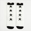 Girls' Black and White Socks 3