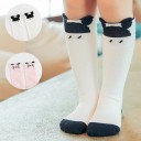 Girls' Black and White Socks 9