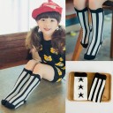Girls' Black and White Socks 10