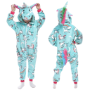 Girls' Colourful Unicorn Onesie 8