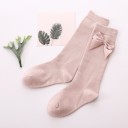 Girls' Cotton Socks with Bow - 5 Pairs 11