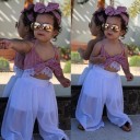 Girls' Crop Top and Trousers L1372 5