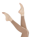 Girls' Dance Tights Without Feet for Ballet and Gymnastics, Smooth Design Made of Nylon and Elastane, Suitable for Performances and Training 3