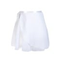 Girls' Dance Wrap Skirt with Sheer Layer Lightweight Skirt for Ballet Dance and Performances 4