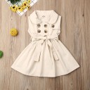 Girls' Dress with Belt 5