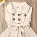 Girls' Dress with Belt 6