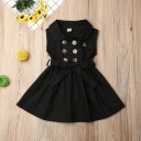 Girls' Dress with Belt 10