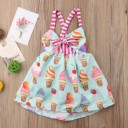 Girls' Dress with Ice Cream 3