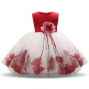 Girls' Dress with Roses J2496 1