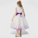 Girls' Dress with Roses J2897 9