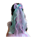 Girls' Hair Clip Sea Bow with Long Ribbons Starfish and Shell Sparkly Hair Decoration Princess Hair Accessory 2