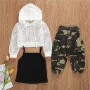 Girls' Hoodie, Tank Top and Trousers L1351 4
