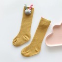 Girls' Knee-High Socks with 3D Design 6