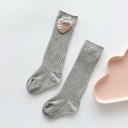 Girls' Knee-High Socks with Decoration 4
