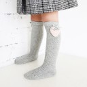 Girls' Knee-High Socks with Decoration 8