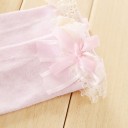 Girls' Knee-High Socks with Ruffles and Bow 13