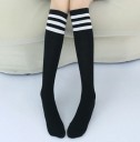 Girls' Knee-High Socks with Stripes 11