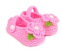 Girls' Knitted Booties 4